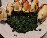 Foto del passaggio 5 della ricetta Calamari farciti con provola e pinoli