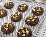 A picture of step 14 of 🍪 Healthy Dark Chocolate Ragi Mixed Nut Cookies 🍪.