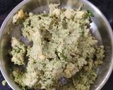 A picture of step 2 of Green Bake Falafel.