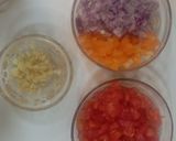 صورة لخطوة 2 من وصفة باذنجان محشي في الفرن 🍆🍅🧀
