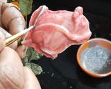 A picture of step 5 of Mukhwas Stuffed Chocolate Roses.