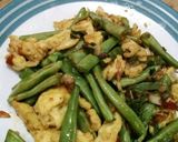 Foto langkah ke 2 dari resep Buncis goreng telur orak arik.