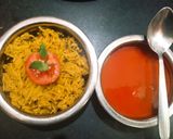 A picture of step 7 of Methi ka pulao.