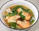 รูปขั้นตอนการทำที่ 5 ของ ต้มยำกุ้งน้ำใส酸辣汤