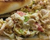 Foto del paso 8 de la receta El bocadillo con relleno de pollo a mi estilo