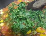 A picture of step 4 of Spinach and Vegetable Soup.