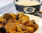 Hình bước làm 4 của món Gà kho Adobo Filipino