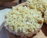 Foto del paso 5 de la receta: Untable de huevo, exquisito 🐣 con galleta de arroz 🍪