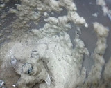 A picture of step 1 of Moong Dal and onion Fritters.