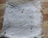 A picture of step 4 of Maggi sprout puff with salsa dip.