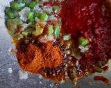A picture of step 2 of Pavbhaji Fondue.