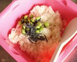 A picture of step 2 of Edamame and Shio Kombu Rice Balls (Onigiri).
