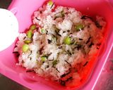 A picture of step 3 of Edamame and Shio Kombu Rice Balls (Onigiri).
