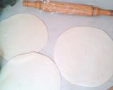 A picture of step 5 of Soft layers chapatis.