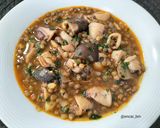 Foto del paso 8 de la receta: Guiso de lentejas con calamar y setas