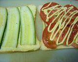 A picture of step 1 of Morning! ❤ Tomato and Cucumber Sandwich ❤.