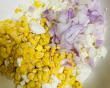 A picture of step 1 of Paneer Pesto Corn Sandwich.