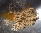 A picture of step 2 of Multi colored mathri.