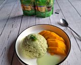 Foto langkah ke 5 dari resep Mango Sticky Rice Matcha.