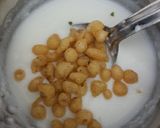 A picture of step 4 of Boondi Raita.