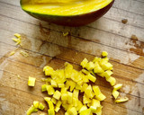 Foto del paso 1 de la receta: Polo de sandía y mango (en moldes Lékué)