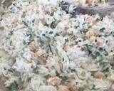 Creamy spring onion prawns with parsley rice recipe step 7 photo