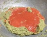 A picture of step 5 of Ragda pav.