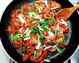 รูปขั้นตอนการทำที่ 7 ของ หมูผัดซอสเกาหลี/หมูผัดซอสโคชูจัง (อร่อยจนอปป้าติดใจ)