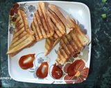 A picture of step 5 of Cheese mayonnaise sandwich.