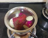 A picture of step 1 of Sweet Potato Cutlet.