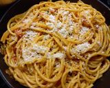 Φωτογραφία βήματος 9 της συνταγής Amatriciana η απόλυτη μακαρονάδα με ζυμαρικά Bucatini 🍝