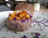 Foto del paso 3 de la receta: Risotto de gambas y col lombarda