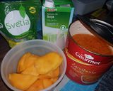 Foto del paso 1 de la receta: Batido naranja (orange smoothie) de zanahoria, mango y soja