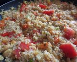 A picture of step 11 of Bulgur with Vegetables, Sesame Seeds, and Sea Water.