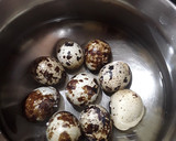 காடை முட்டை தொக்கு(kadai muttai thokku recipe in tamil) ரெசிபி ஸ்டேப் 1 புகைப்படம்