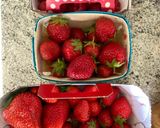 Une image de l'étape 3 de Cerises 🍒farandole 🍑🧅 fruits de saison 🍓🍐🍃.