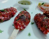 A picture of step 10 of Sabudana Seekh Kebab.