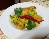 Pas rețetă Tagliatelle cu dovlecei, creveți și șofran! 4 fotografie