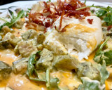 Foto del paso 10 de la receta: Ensalada de burrata y rúcula, tartar de tomate y crujiente de jamón