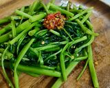 92辣炒空心菜/快速便當菜的食譜步驟2照片