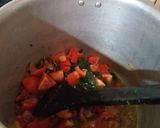 A picture of step 5 of Lotus with spinach.