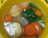 Foto langkah ke 5 dari resep Sup tofu jamur enoki.
