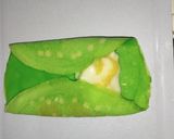 Foto langkah ke 5 dari resep Dadar Gulung Polkadot Isi Vla Nangka.