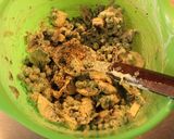 Foto del paso 8 de la receta Almuerzo de viernesss, salsa amarilla, sachettinis al formagio, caballa ahumada y ensarladittta
