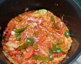 A picture of step 7 of Veg Chowmein.