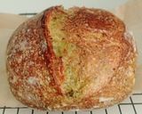 Foto langkah ke 27 dari resep Flaxseeds Pandan Swirl Sourdough Bread.
