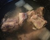 Hình bước làm 1 của món Bún sườn mọc