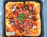 Foto langkah ke 20 dari resep Pizza Oven Mudah Enak Lezat Maknyuss Ala Pawon Mami Archi💙.