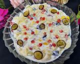 A picture of step 5 of Dehi wala meetha fruits chaat.