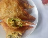 Foto langkah ke 4 dari resep Martabak Pangsit Kari Ayam.
